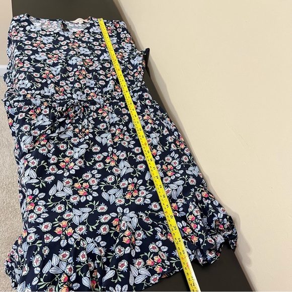 Loft Floral Godet Drawstring Dress - Picture 15 of 16